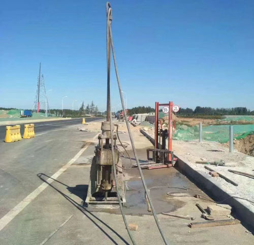 虞城公路高聚物注浆加固